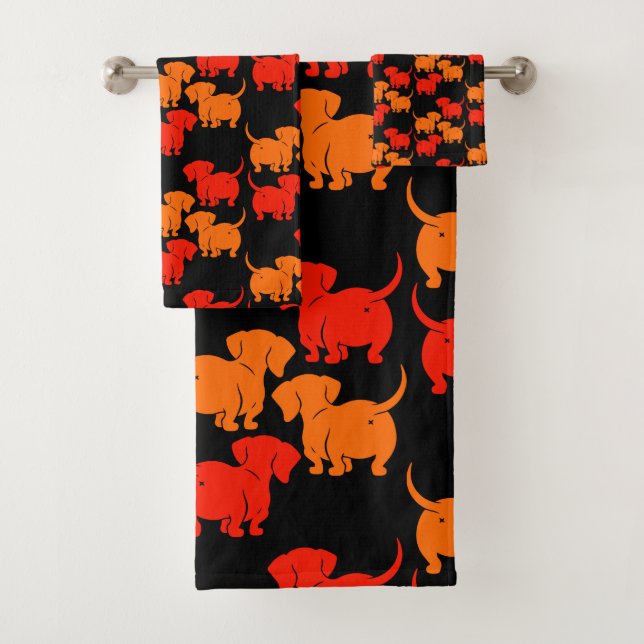Chien allemand Dachshund Motifs (En situation)