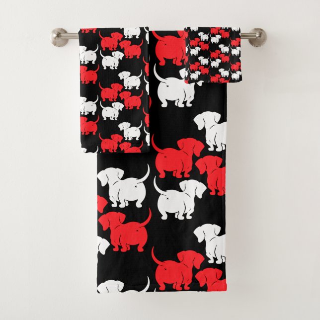 Chien allemand Dachshund Motifs (En situation)