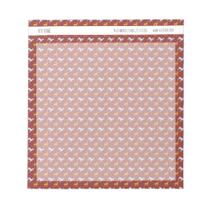 Chien année Chiens Motif Bloc-notes personnalisé