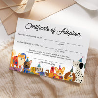 Chien Anniversaire Laissons Pawty Puppy Adoption C