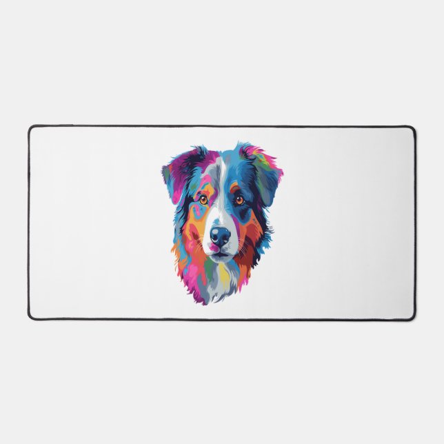 Chien berger australien coloré (Recto)