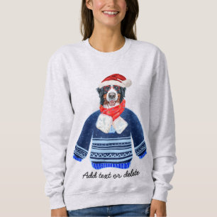 Chien bernois laide Noël Chien maman Sweatshirt