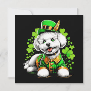 Chien Bichon Frise Saint-Patrick