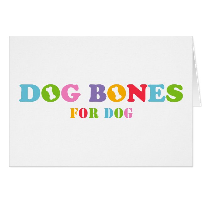 Chien Bones pour Chien (Devant horizontal)