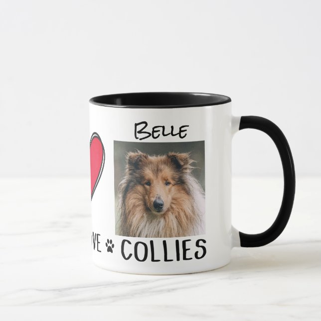 Chien Bordure Collies Mug (Droite)