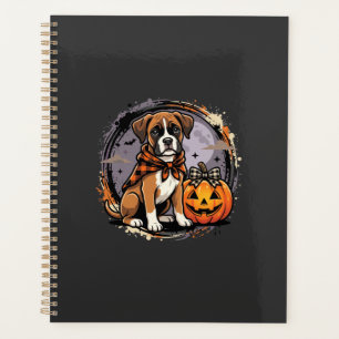 Chien Boxer Halloween Citrouille Sublimation