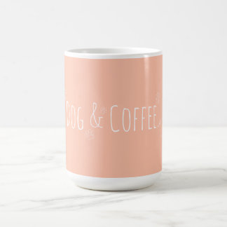 Chien & Café Orange Coral Mug
