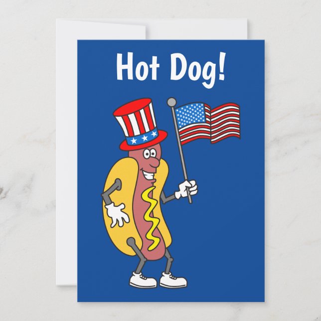 Chien Chaud C'est une invitation à une fête du 4 j (Devant)