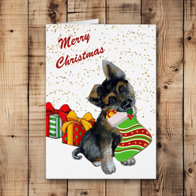 Chien chevalier allemand mignon et empilage (Créateur téléchargé)