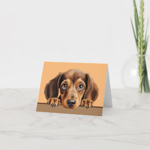 Chien Chien Chien Chien Carte pour notes ou Carte 