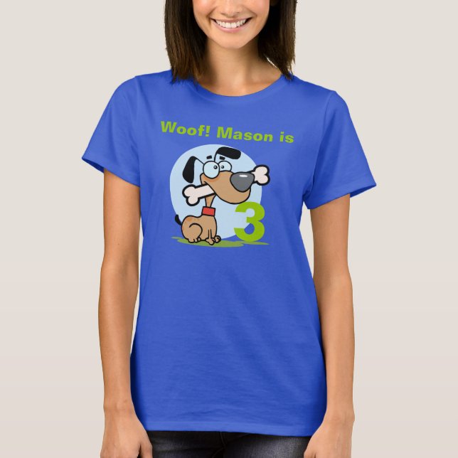 Chien Chien Chien Chien Personnalisable T-shirt An (Devant)