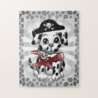 Chien chiot Pirate puzzle puzzle