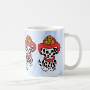 Chien chiot Pompier mugs