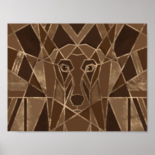Chien Dachshund Art déco
