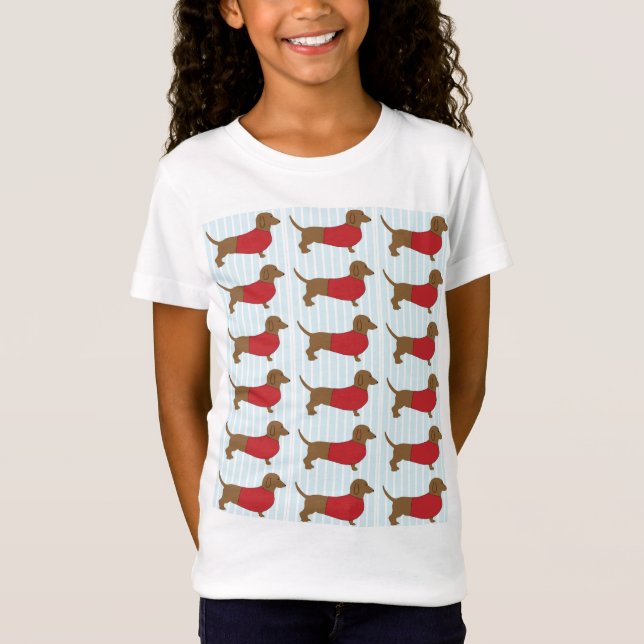 CHIEN DACHSHUND WEINER CHIENS T-SHIRTS (Devant)
