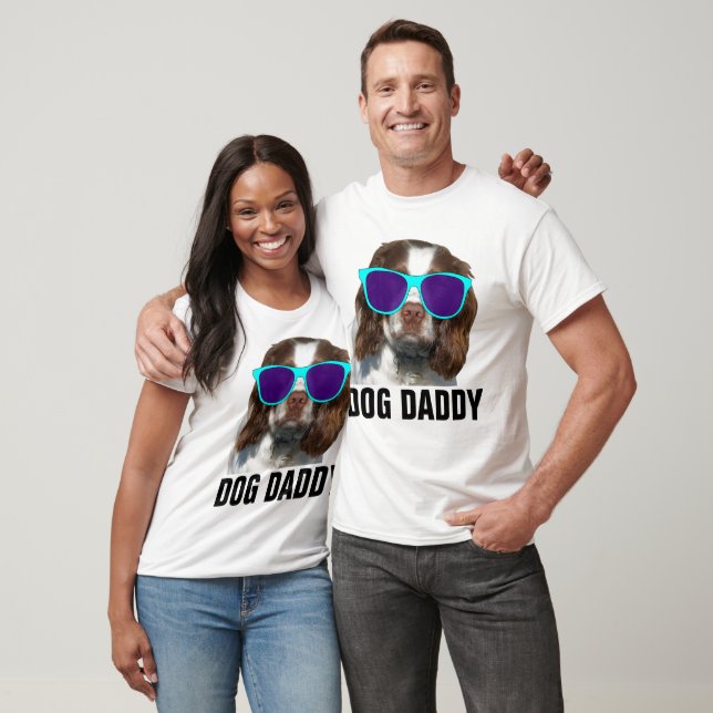 CHIEN DAD DADDY Funny T-shirts (Unisexe)