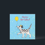Chien dalmate souhaite un joyeux anniversaire<br><div class="desc">Dalmatie spoty doggy vous souhaite un joyeux anniversaire</div>