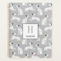 Chien Dalmatien Polka Pot Animal Aquarelle Enfants