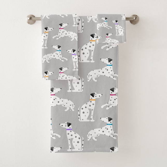 Chien Dalmatien Polka Pot Animal Aquarelle Enfants (En situation)
