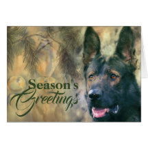Chien de berger allemand - peinture de GSD