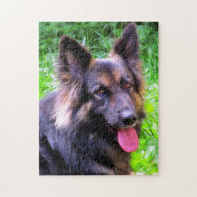 Chien de berger allemand - puzzle (Vertical)