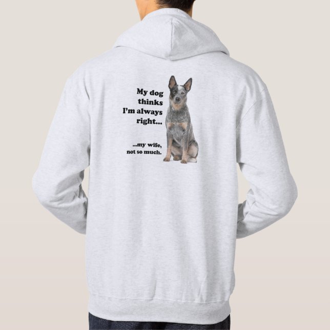 Chien de bétail / Femme Sweat - shirt à capuche (Dos)
