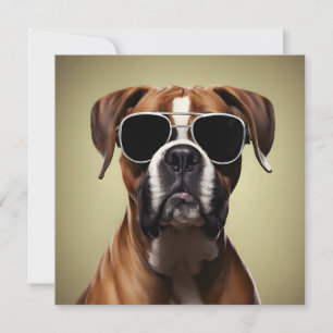 Chien de boîte cool