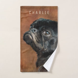 Chien de Carlin noir