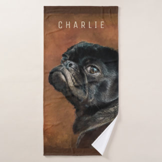 Chien de Carlin noir