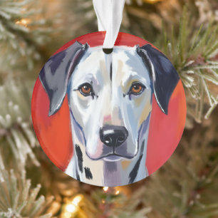 Chien de compagnie Dalmatien peinture