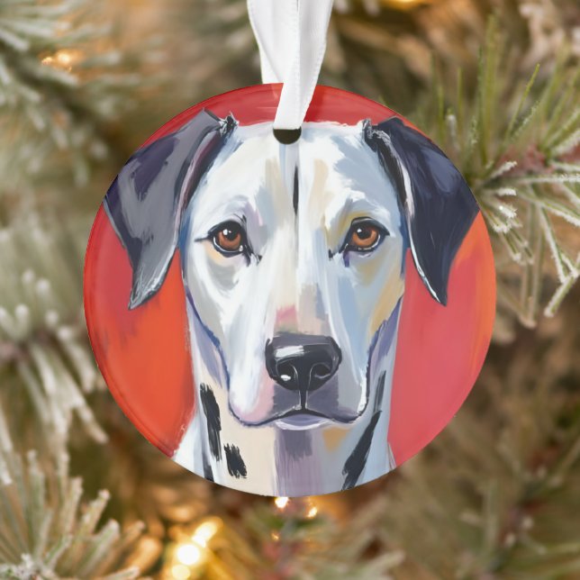 Chien de compagnie Dalmatien peinture (Arbre)