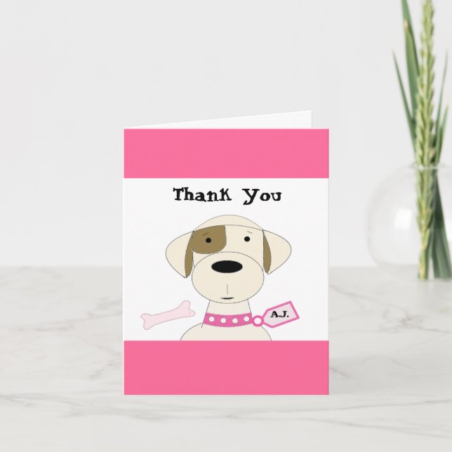 Chien de dessin animé cool Merci (Devant)