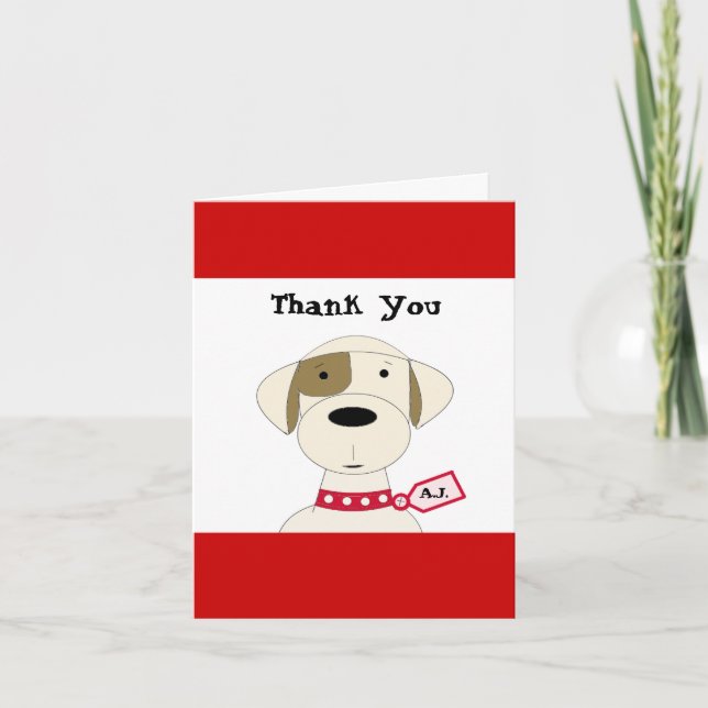 Chien de dessin animé cool Merci (Devant)