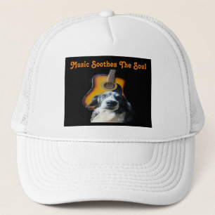 Chien de guitare casquette
