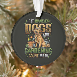 Chien de jardin si cela implique des chiens et du