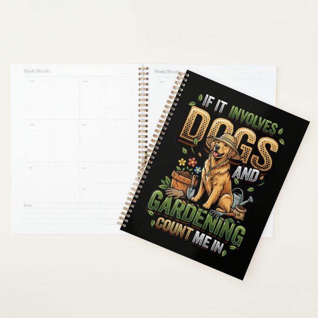 Chien de jardin si cela implique des chiens et du  (Devant avec enveloppe)