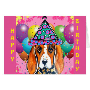 Chien de la fête de Bassett Hound