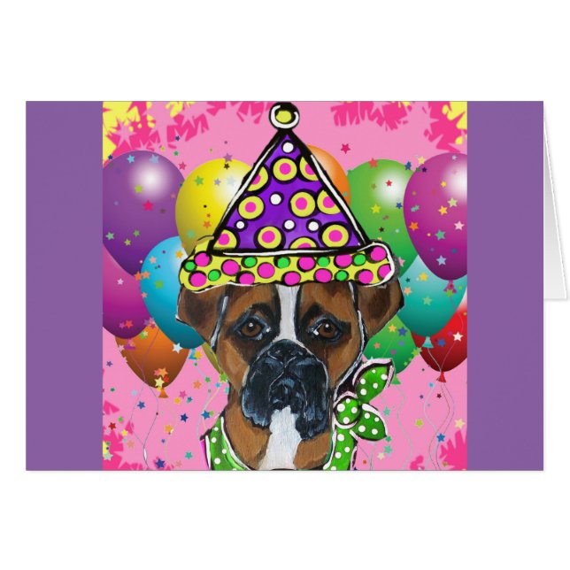 Chien de la fête des chiens de boxe (Devant horizontal)