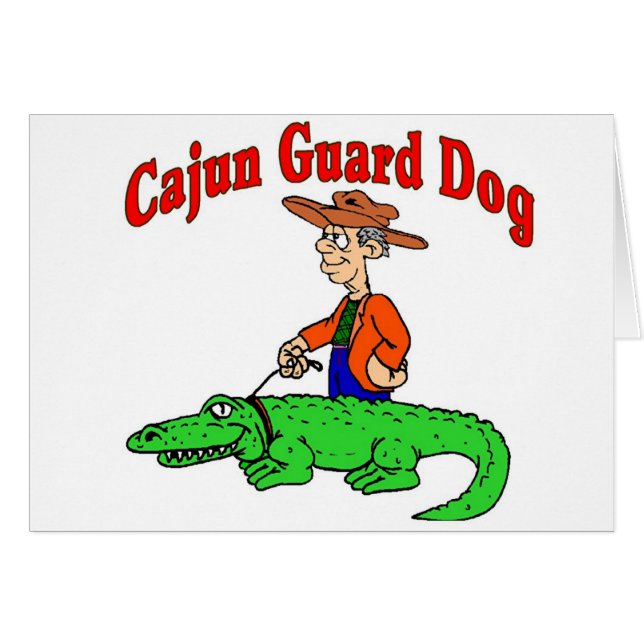 Chien de la Garde Cajun (Devant horizontal)