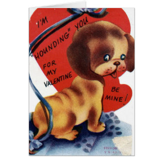 Chien de la Saint-Valentin adorable