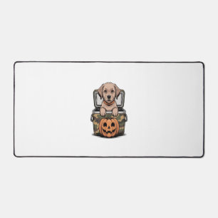 Chien de laboratoire brun Halloween effrayant