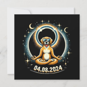 Chien de l'éclipse solaire 2024