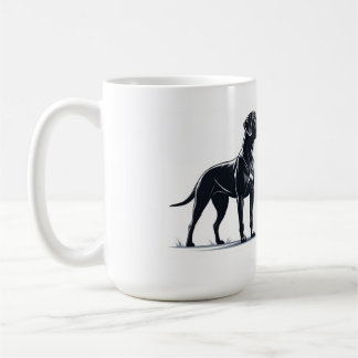 Chien de mode amant mug