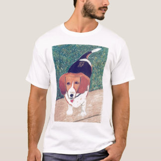 Chien de mon T-shirt de coeur