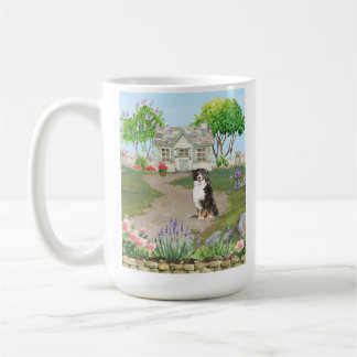 Chien de Montagne bernois à la tasse en céramique 