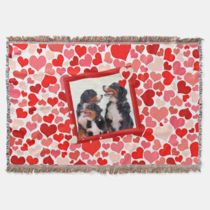 Chien de Montagne bernois Coeur Jeter couverture