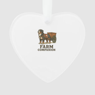 Chien de montagne bernois compagnon de ferme de tr