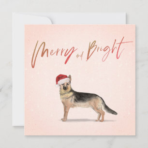 Chien de Noël Allemand Berger Salutation