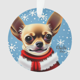 Chien de Noël, Chihuahua, Ornement de Chien de Pèr