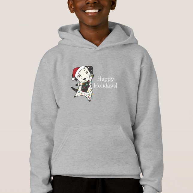 Chien de Noël Dalmatien Animaux d'hiver Chiens (Devant)